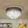 Brilagi - LED krištáľové stropné svietidlo VELURE 5xE14/40W/230V pr. 46 cm čierne