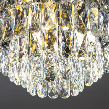 Brilagi - LED Krištáľové stropné svietidlo VELURE 5xE14/40W/230V zlatá