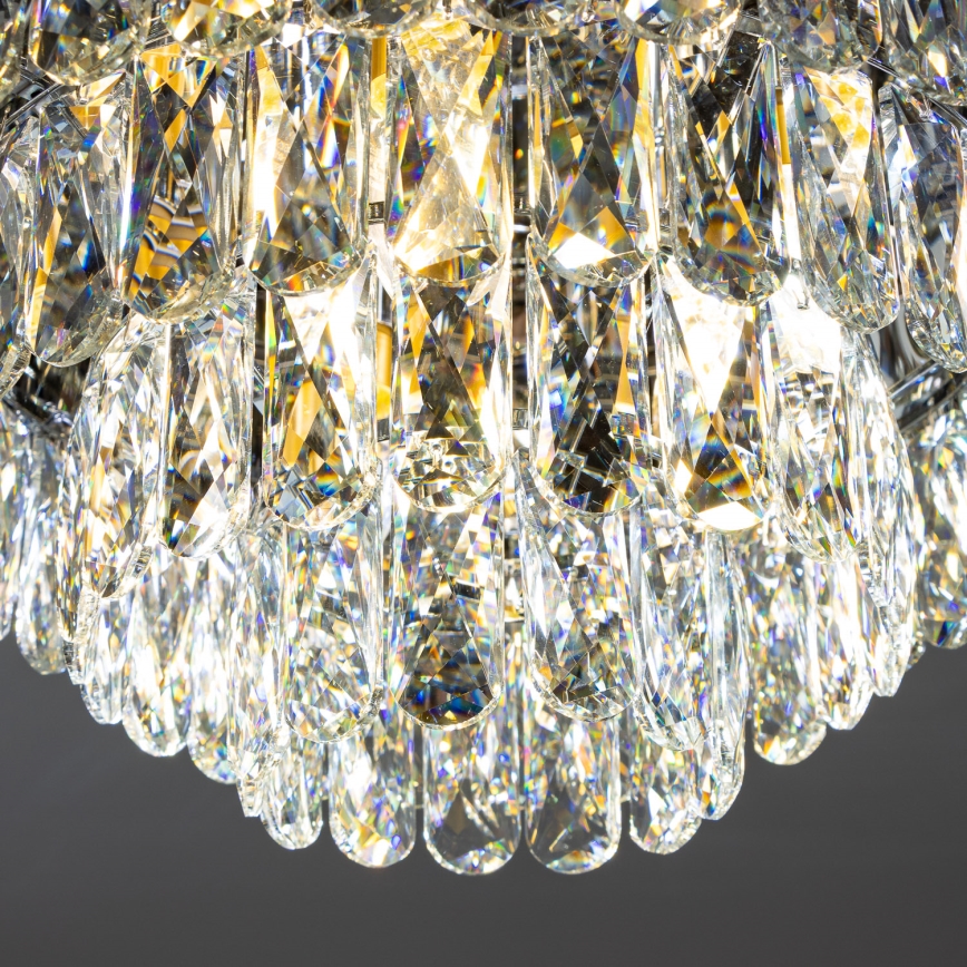 Brilagi - LED Krištáľové stropné svietidlo VELURE 5xE14/40W/230V zlatá