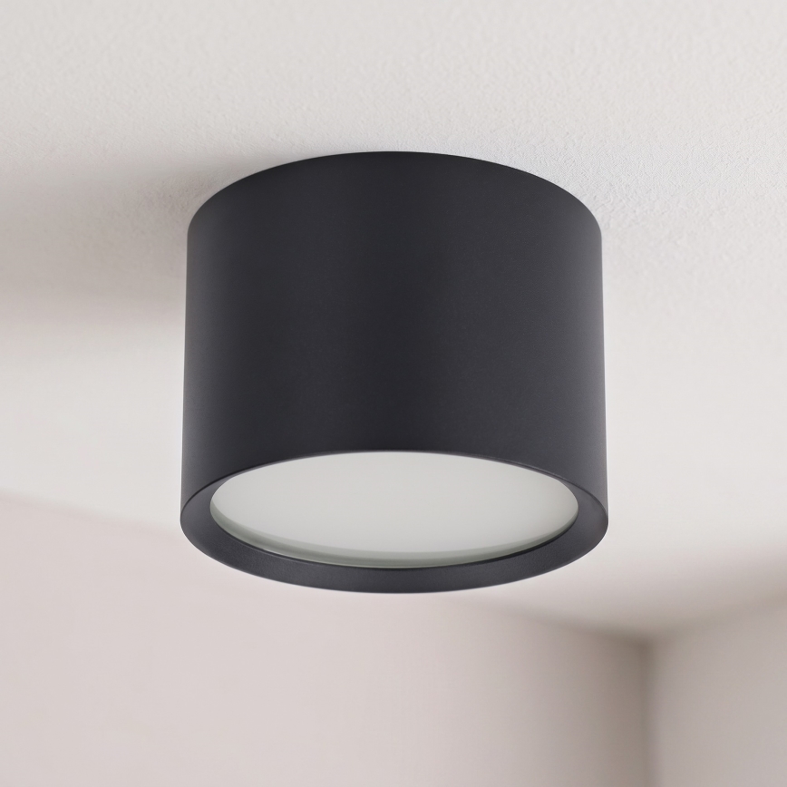 BRILAGI - LED Kúpeľňové bodové svietidlo SMOOTH 1xGX53/15W/230V 60x82 mm čierna IP54