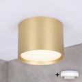 BRILAGI - LED kúpeľňové bodové svietidlo SMOOTH 1xGX53/15W/230V 60x82 mm zlatá IP54