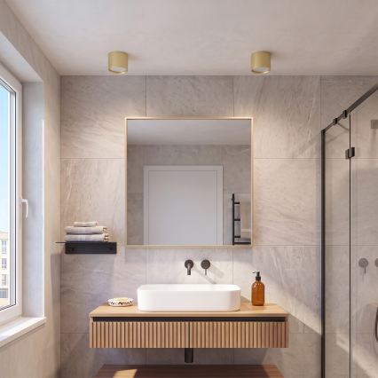 BRILAGI - LED kúpeľňové bodové svietidlo SMOOTH 1xGX53/15W/230V 60x82 mm zlatá IP54