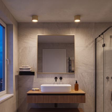 BRILAGI - LED kúpeľňové bodové svietidlo SMOOTH 1xGX53/15W/230V 60x82 mm zlatá IP54