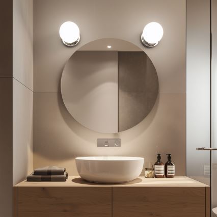 Brilagi - LED kúpeľňové nástenné svietidlo BALL LED/6W/230V 3000/4000/6500K IP44 lesklý chróm