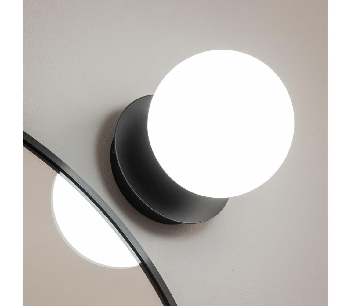 Brilagi - LED kúpeľňové nástenné svietidlo BALL LED/6W/230V 3000/4000/6500K IP44 čierne FG-M1-C25-BLK