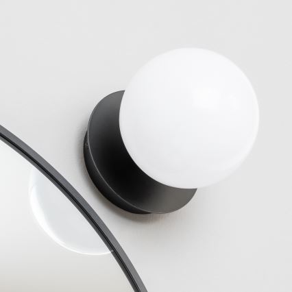 Brilagi - LED kúpeľňové nástenné svietidlo BALL LED/6W/230V 3000/4000/6500K IP44 čierna