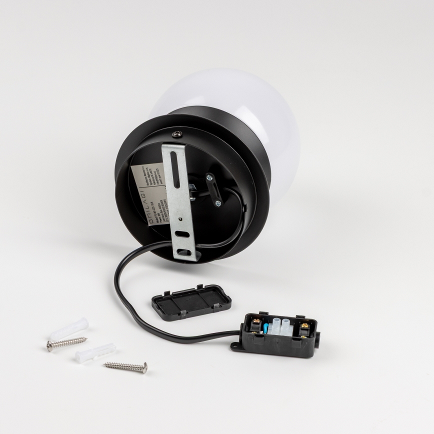 Brilagi - LED kúpeľňové nástenné svietidlo BALL LED/6W/230V 3000/4000/6500K IP44 čierna