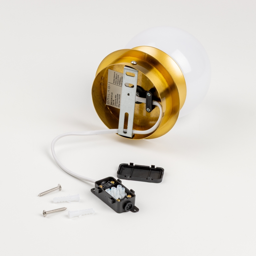 Brilagi - LED kúpeľňové nástenné svietidlo BALL LED/6W/230V 3000/4000/6500K IP44 zlaté