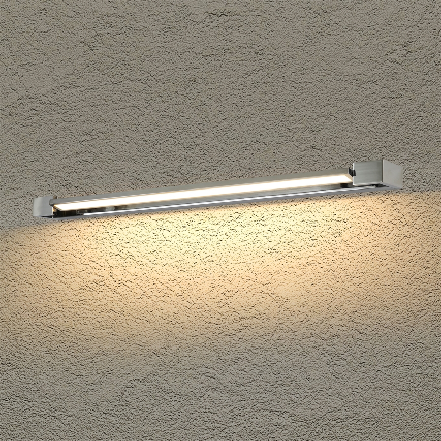 Brilagi - LED osvetlenie zrkadla do kúpeľne AQUA LINE LED/24W/230V 90 cm IP44 lesklý chróm CRI 90