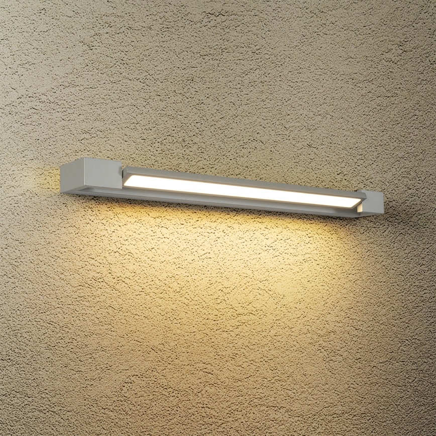 Brilagi - LED osvetlenie kúpeľňového zrkadla AQUA LINE LED/18W/230V 60 cm IP44 matný chróm CRI 90