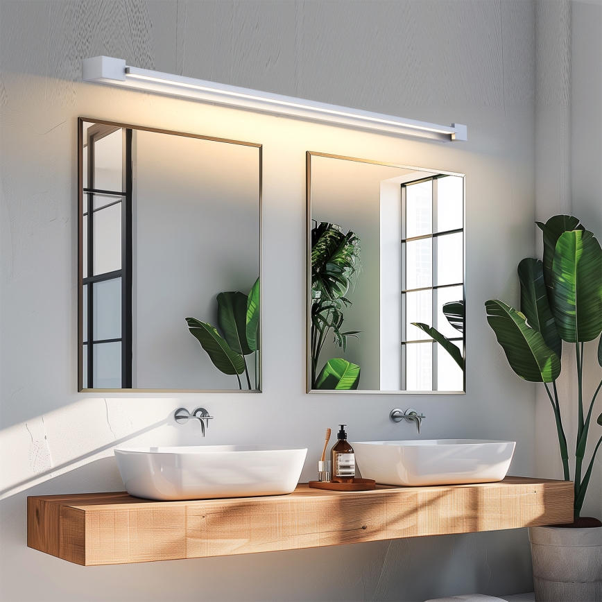 Brilagi - LED kúpeľňové osvetlenie zrkadla AQUA LINE LED/36W/230V 120 cm IP44 matný chróm CRI 90