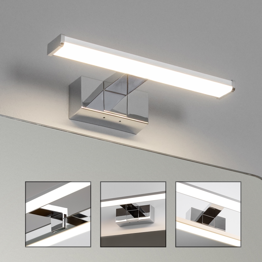 Brilagi - LED kúpeľňové osvetlenie na zrkadlo 3 v 1 VESTRA LED/6W/230V 30 cm IP44 lesklý chróm