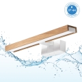 Brilagi - LED kúpeľňové osvetlenie na zrkadlo 3v1 WOODY MIRROR LED/8W/230V 40 cm IP44 biela/dub