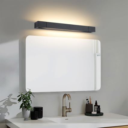 Brilagi - LED osvetlenie zrkadla do kúpeľne AQUA LINE LED/12W/230V 45 cm IP44 čierna CRI 90