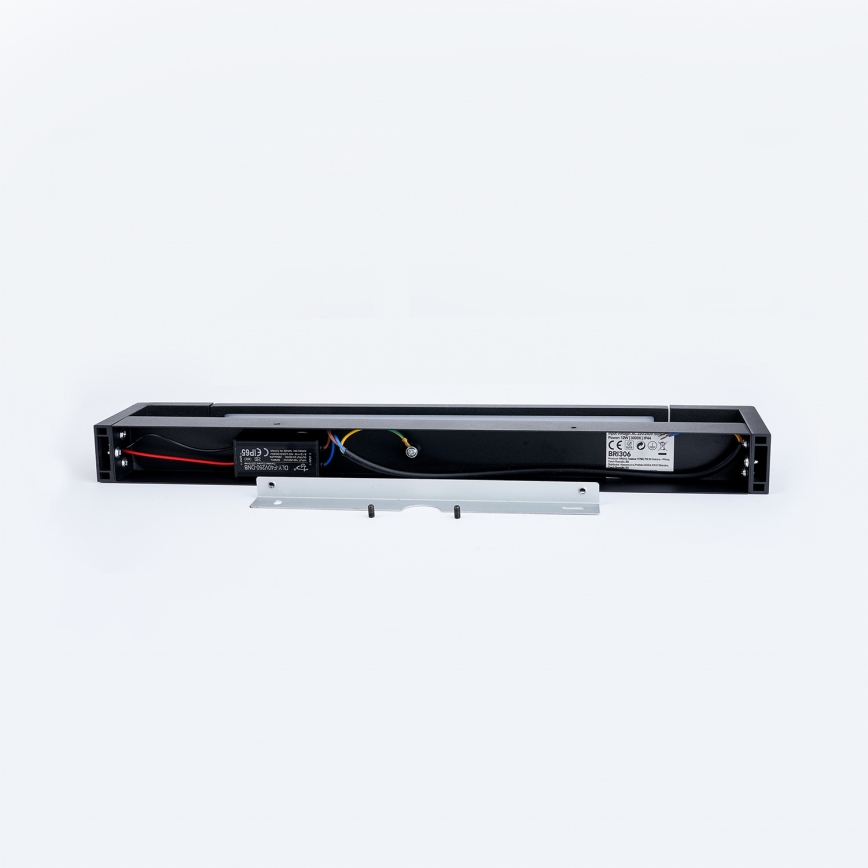 Brilagi - LED osvetlenie zrkadla do kúpeľne AQUA LINE LED/12W/230V 45 cm IP44 čierna CRI 90