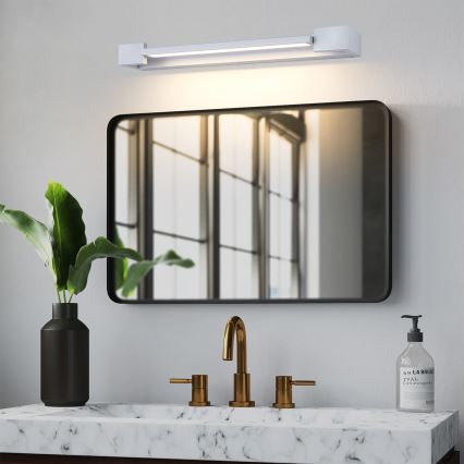 Brilagi - LED kúpeľňové osvetlenie zrkadla AQUA LINE LED/12W/230V 45 cm IP44 matný chróm CRI 90