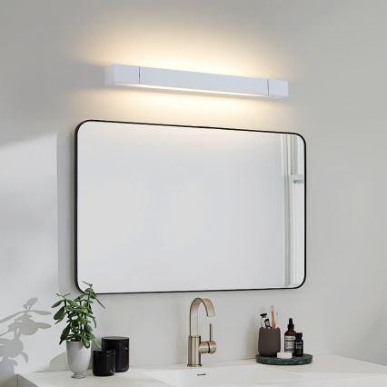 Brilagi - LED kúpeľňové osvetlenie zrkadla AQUA LINE LED/12W/230V 45 cm IP44 matný chróm CRI 90