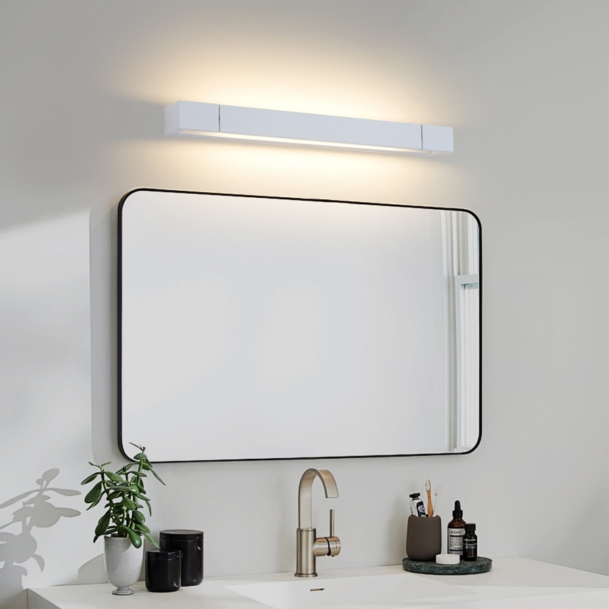 Brilagi - LED kúpeľňové osvetlenie zrkadla AQUA LINE LED/12W/230V 45 cm IP44 matný chróm CRI 90