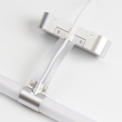 Brilagi - LED kúpeľňové osvetlenie zrkadla 2v1 TUBEO LED/6W/230V 40 cm IP44 strieborná