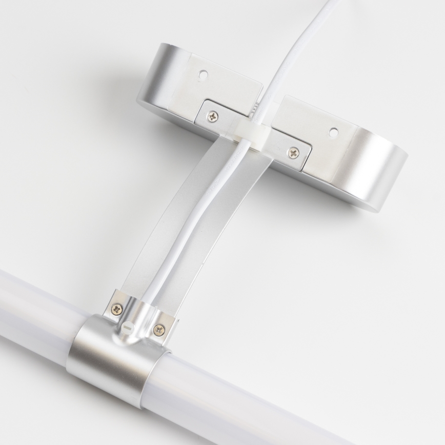 Brilagi - LED kúpeľňové osvetlenie zrkadla 2v1 TUBEO LED/6W/230V 40 cm IP44 strieborná