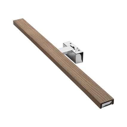 BRILAGI - LED kúpeľňové osvetlenie zrkadla WOODY MIRROR 3v1 LED/15W/230V 80 cm IP44 lesklý chróm/dub orech