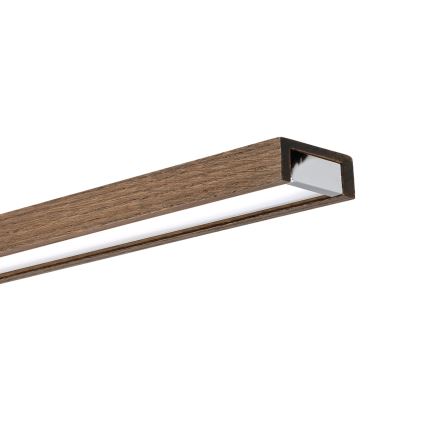 BRILAGI - LED kúpeľňové osvetlenie zrkadla WOODY MIRROR 3v1 LED/15W/230V 80 cm IP44 lesklý chróm/dub orech