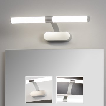 Brilagi - LED kúpeľňové osvetlenie zrkadla 2v1 TUBEO LED/6W/230V 40 cm IP44 strieborná