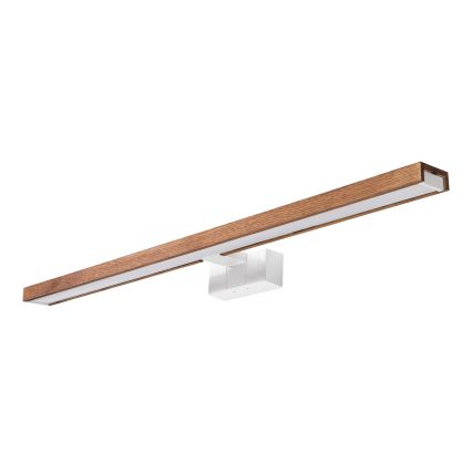 Brilagi - LED kúpeľňové osvetlenie zrkadla 3v1 WOODY MIRROR LED/15W/230V 80 cm IP44 biela/dub čerešňa