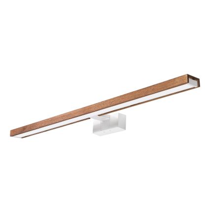 Brilagi - LED kúpeľňové osvetlenie zrkadla 3v1 WOODY MIRROR LED/15W/230V 80 cm IP44 biela/dub čerešňa