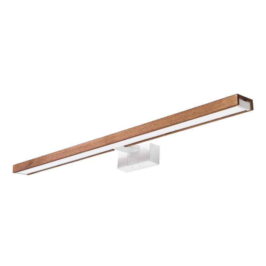 Brilagi - LED kúpeľňové osvetlenie zrkadla 3v1 WOODY MIRROR LED/15W/230V 80 cm IP44 biela/dub čerešňa