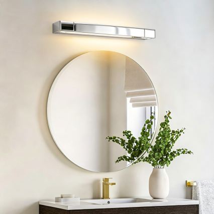 BRILAGI - LED kúpeľňové osvetlenie zrkadla AQUA LINE LED/12W/230V 45 cm IP44 lesklý chróm CRI 90