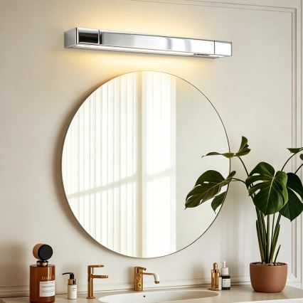 BRILAGI - LED kúpeľňové osvetlenie zrkadla AQUA LINE LED/12W/230V 45 cm IP44 lesklý chróm CRI 90