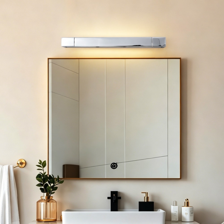 BRILAGI - LED kúpeľňové osvetlenie zrkadla AQUA LINE LED/12W/230V 45 cm IP44 lesklý chróm CRI 90