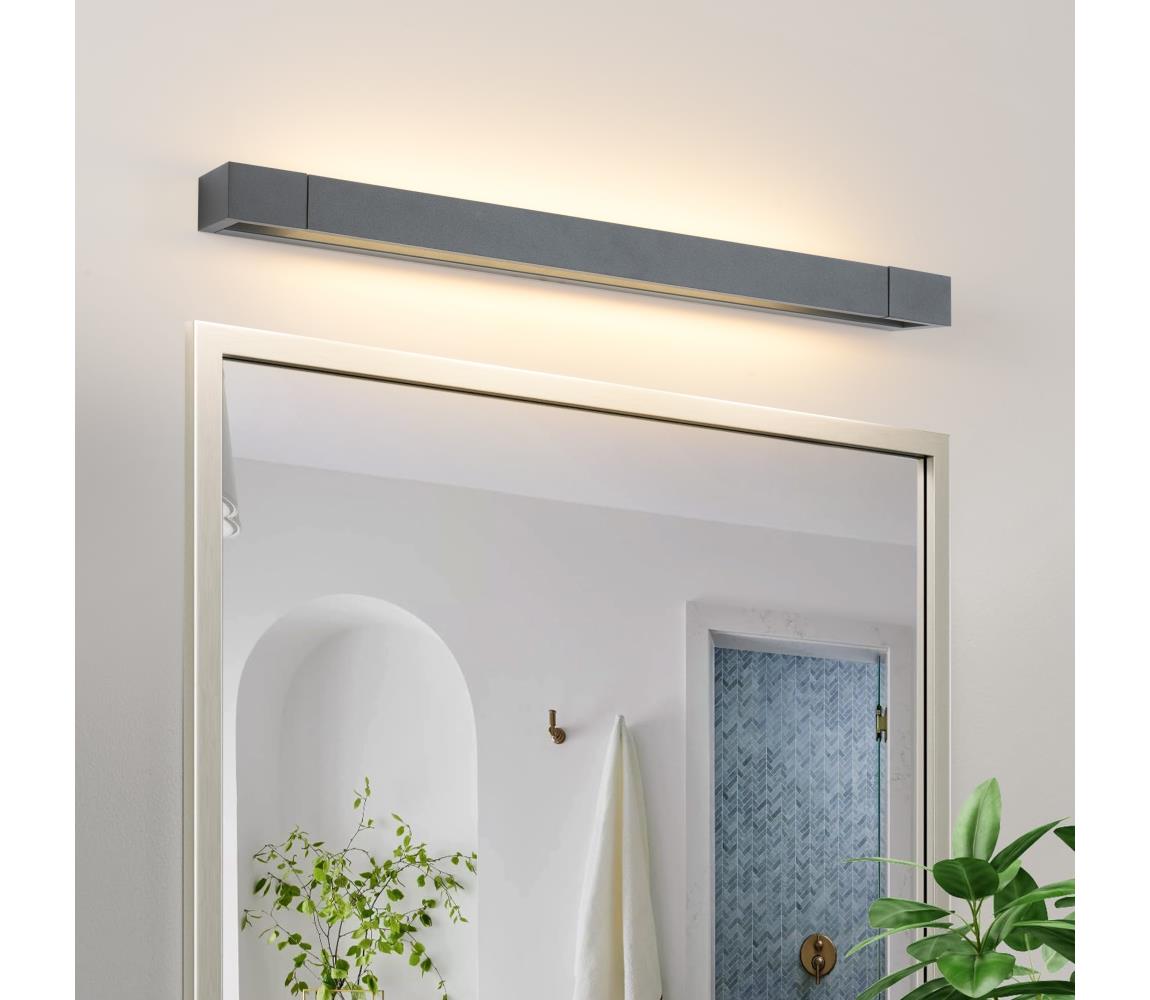 Brilagi - LED kúpeľňové osvetlenie zrkadla AQUA LINE LED/18W/230V 60 cm IP44 antracit BRI311