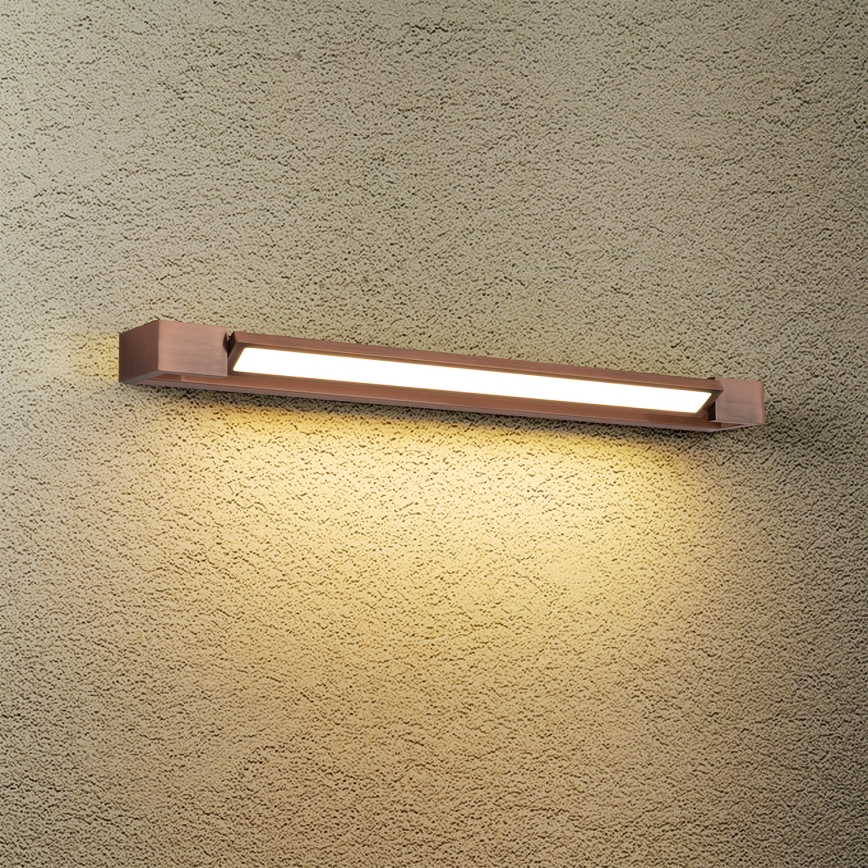 Brilagi - LED Kúpeľňové osvetlenie zrkadla AQUA LINE LED/18W/230V 60 cm IP44 bronzové CRI 90