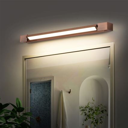 Brilagi - LED Kúpeľňové osvetlenie zrkadla AQUA LINE LED/18W/230V 60 cm IP44 bronzové CRI 90