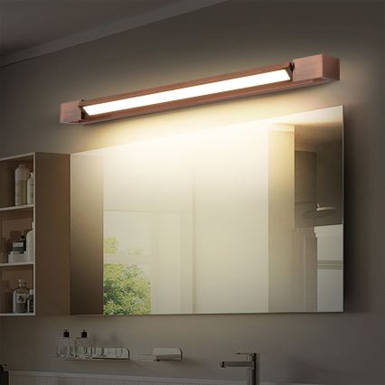 Brilagi - LED Kúpeľňové osvetlenie zrkadla AQUA LINE LED/18W/230V 60 cm IP44 bronzové CRI 90