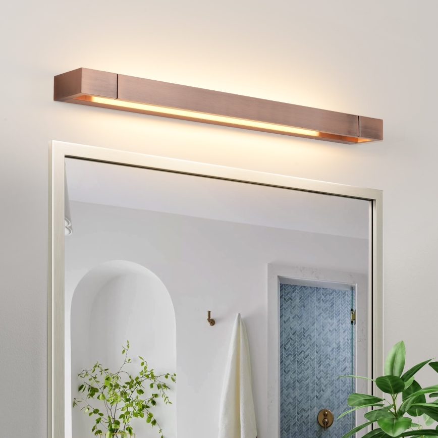 Brilagi - LED Kúpeľňové osvetlenie zrkadla AQUA LINE LED/18W/230V 60 cm IP44 bronzové CRI 90