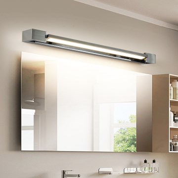 Brilagi - LED Kúpeľňové osvetlenie zrkadla AQUA LINE LED/18W/230V 60 cm IP44 lesklý chróm CRI 90