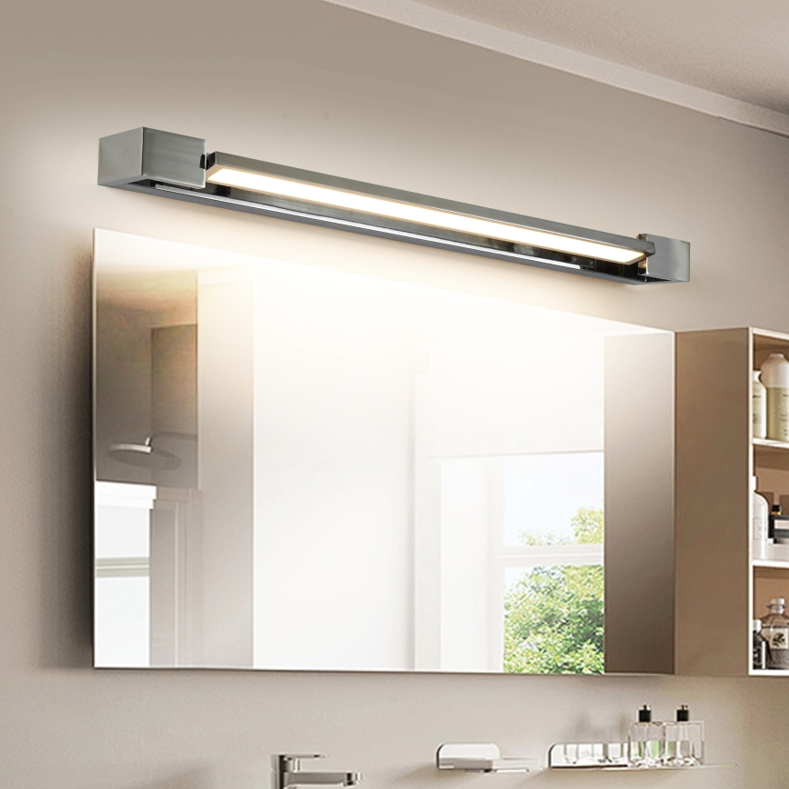 Brilagi - LED Kúpeľňové osvetlenie zrkadla AQUA LINE LED/18W/230V 60 cm IP44 lesklý chróm CRI 90