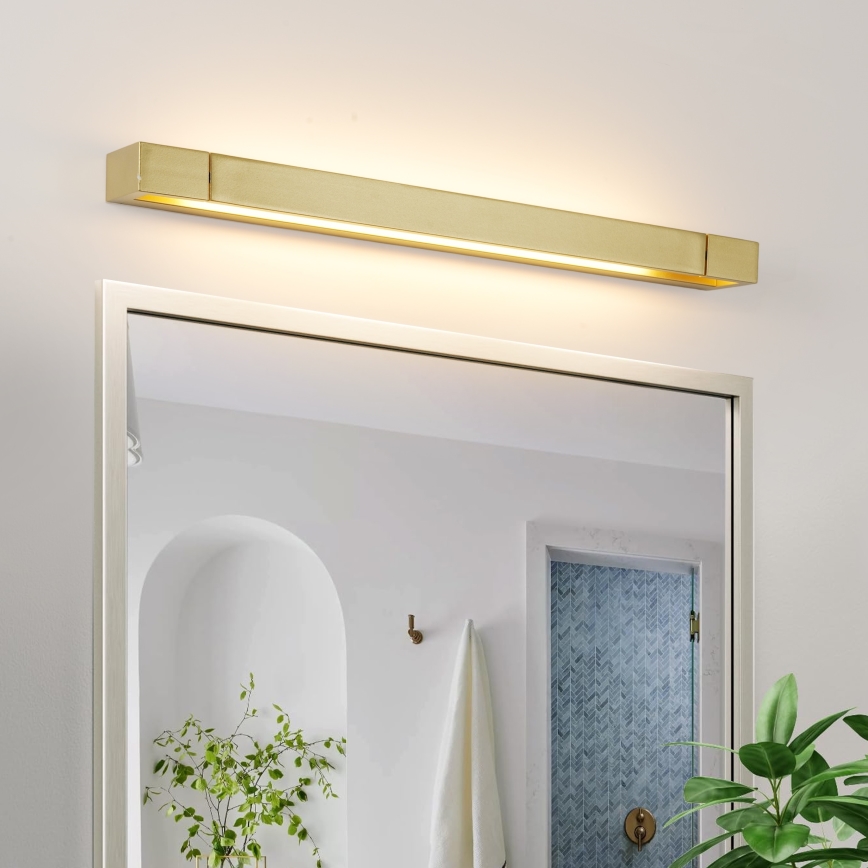 Brilagi - LED kúpeľňové osvetlenie zrkadla AQUA LINE LED/18W/230V 60 cm IP44 zlaté