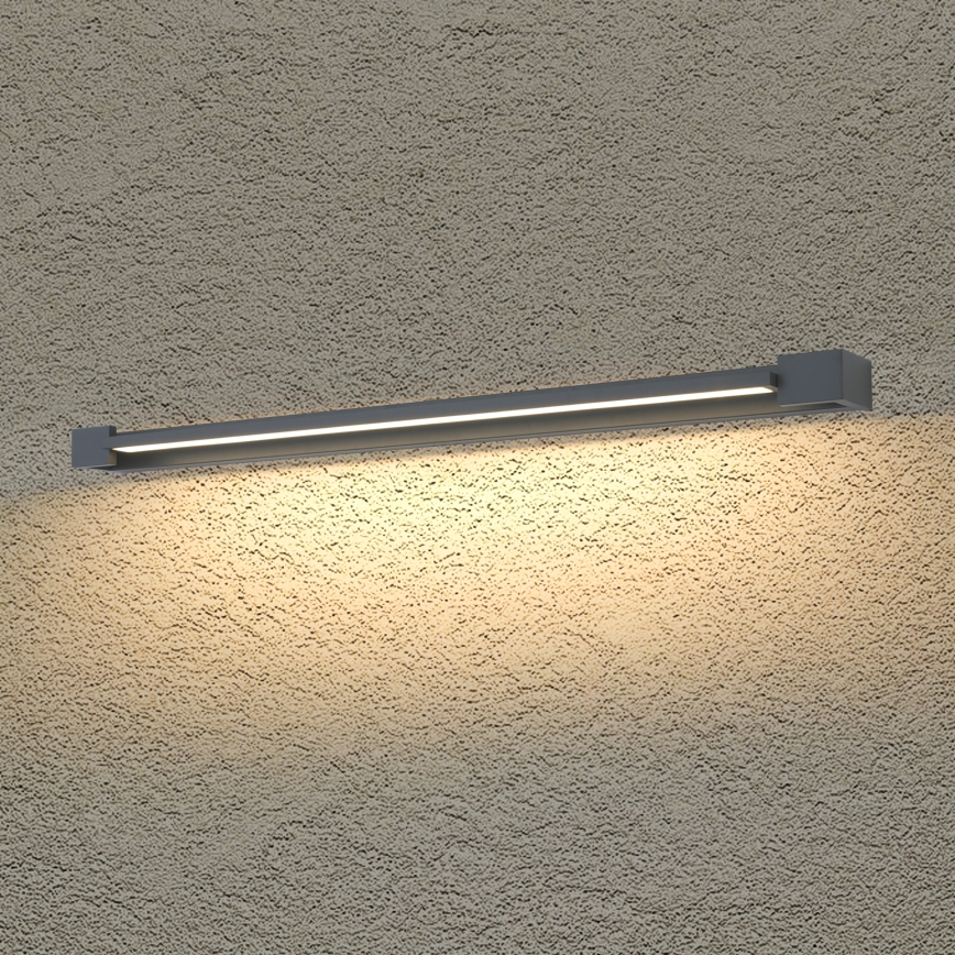 Brilagi - LED kúpeľňové osvetlenie zrkadla AQUA LINE LED/24W/230V 90 cm IP44 antracit CRI 90