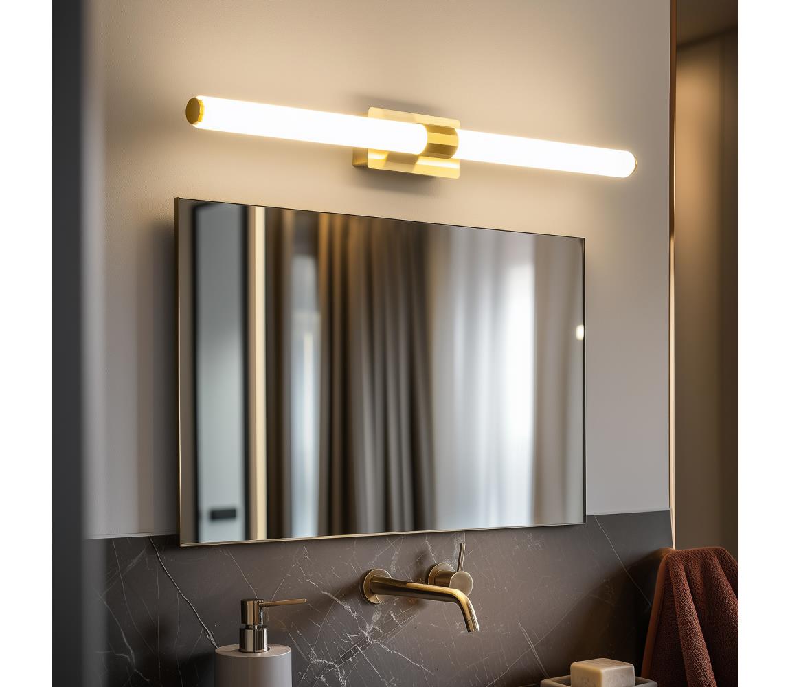 Brilagi - LED kúpeľňové osvetlenie zrkadla DIANA LED/10W/230V IP44 zlaté FG-M1-C17-600-GLD