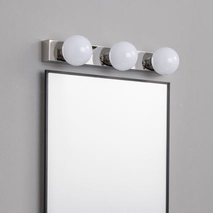 Brilagi - LED osvetlenie zrkadla do kúpeľne HOLLYWOOD 3xLED/3W/230V 39 cm IP44 lesklý chróm