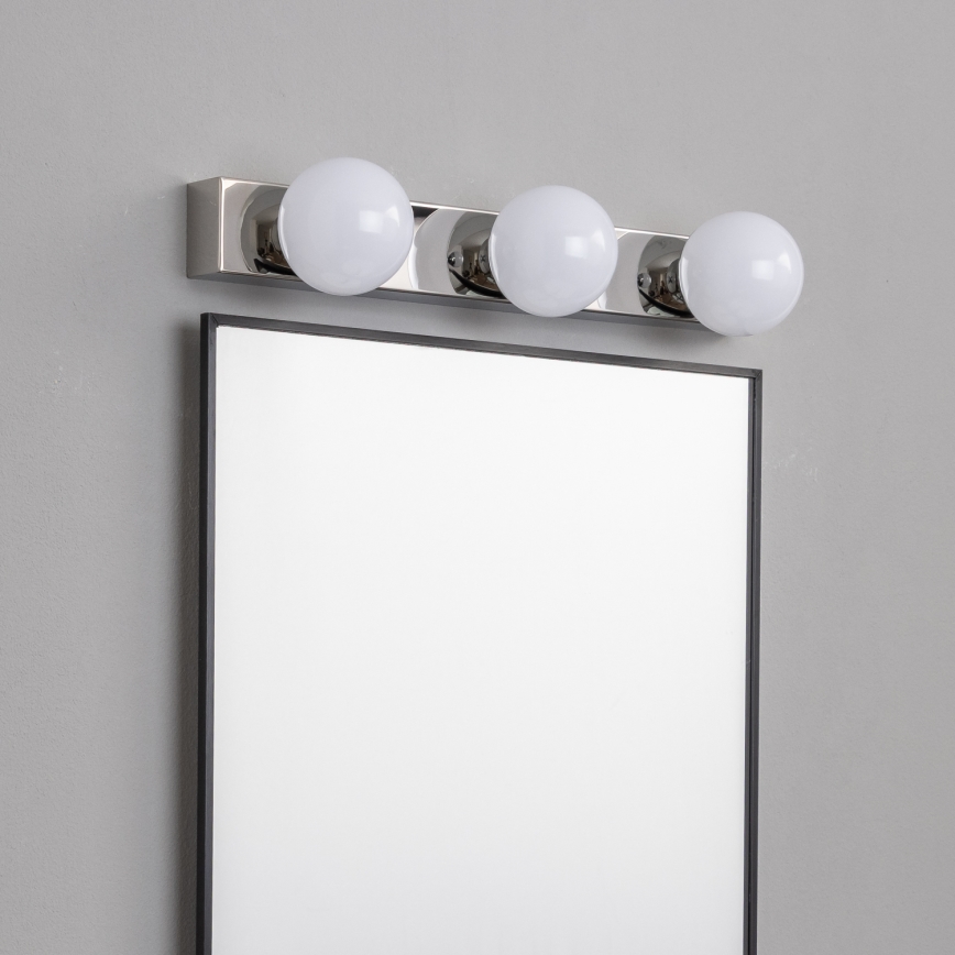 Brilagi - LED osvetlenie zrkadla do kúpeľne HOLLYWOOD 3xLED/3W/230V 39 cm IP44 lesklý chróm