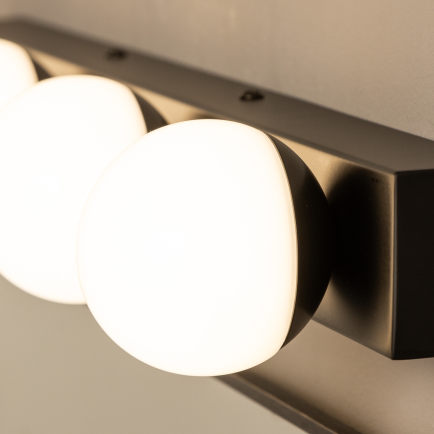 Brilagi - LED osvetlenie zrkadla do kúpeľne HOLLYWOOD 4xLED/3W/230V 53 cm IP44 čierne