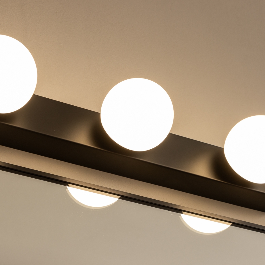 Brilagi - LED osvetlenie zrkadla do kúpeľne HOLLYWOOD 4xLED/3W/230V 53 cm IP44 čierne