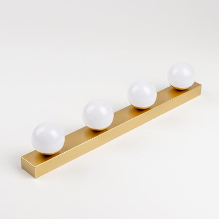 Brilagi - LED kúpeľňové osvetlenie zrkadla HOLLYWOOD 4xLED/3W/230V 53 cm IP44 zlaté