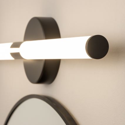 Brilagi - LED kúpeľňové osvetlenie zrkadla LARA LED/10W/230V 60 cm IP44 čierne