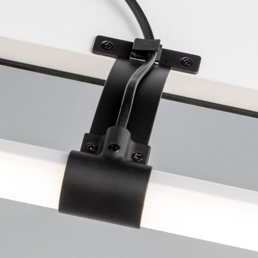 Brilagi - LED osvetlenie zrkadla do kúpeľne 2v1 TUBEO LED/6W/230V 40 cm IP44 čierna